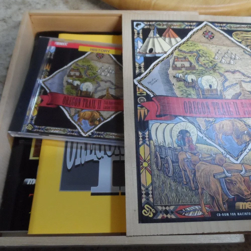 Oregon Trail II 25th Anniversary Limited Edition PC Game + Box + Strategy Guide